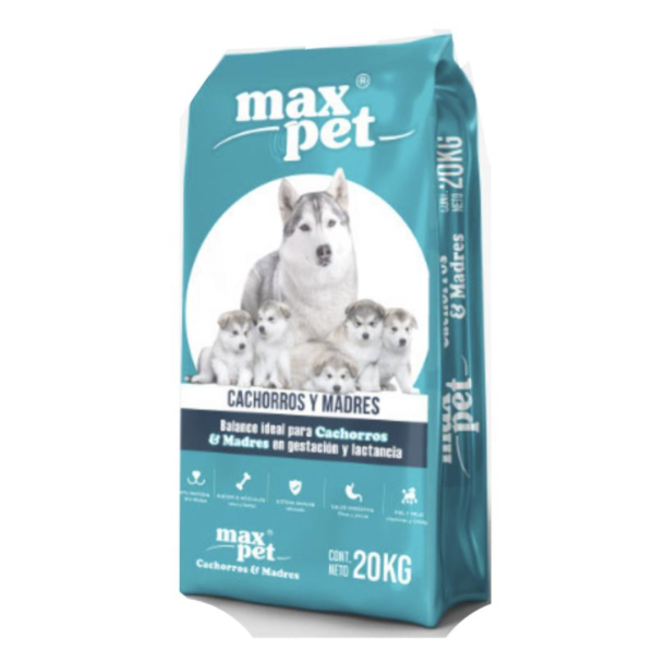 MAX PET CACHORROS Y MADRES 20 KG